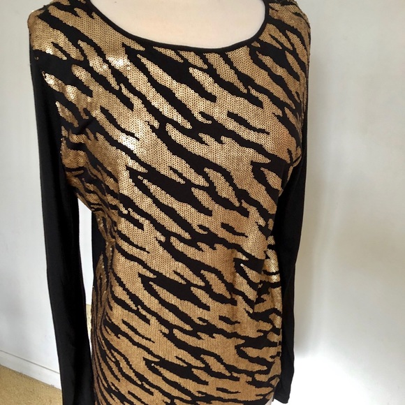 Jones New York Signature XL Sequin Blouse - Picture 5 of 6